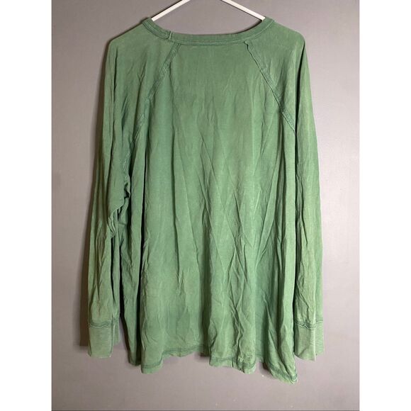 Aerie Green Crewneck NewYork Cabin Rentals Company Lake Long Sleeve XL NWOT - Picture 7 of 7